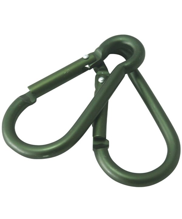 Standard Carabiner Pairs 8mm - Olive Green