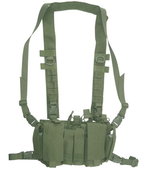 Delta High Capacity Chest Rig - Olive Green