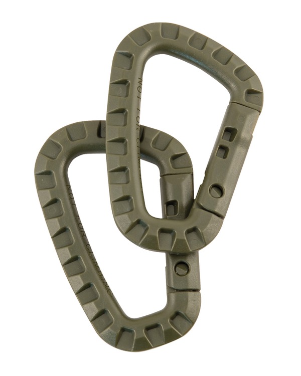 Tactical Carabiners - Olive Green (LOOSE)