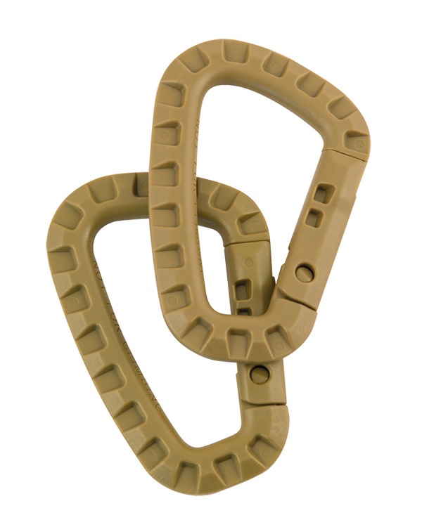 Tactical Carabiners - Coyote (LOOSE)