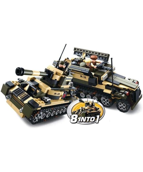 Sluban - B0587 ( Army 8 into 1 set Display Box )